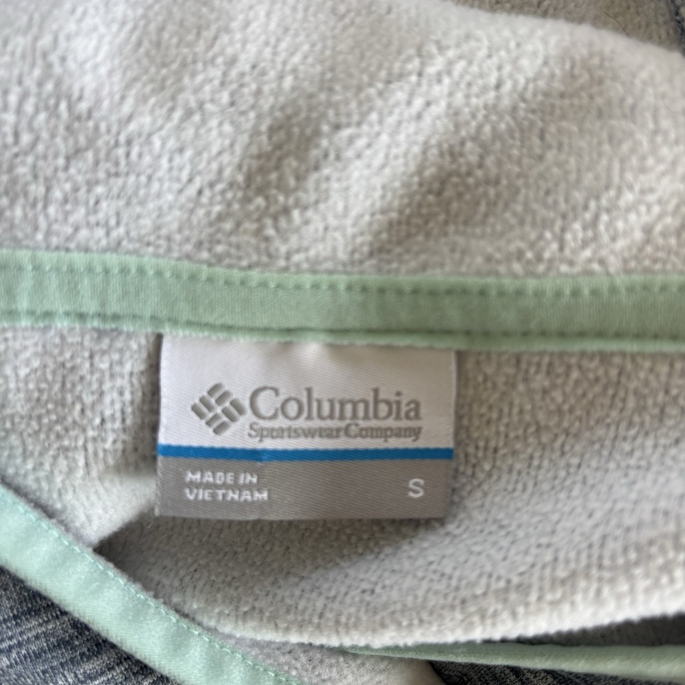 Columbia Women's Small Hoodie Gray‎ Long Sleeve Hooded Sweatshirt Thumb hole - Picture 7 of 7